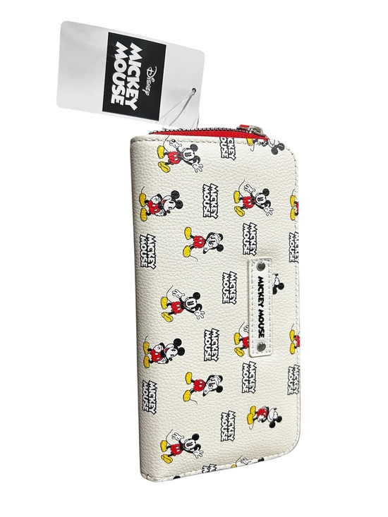 Disney Handbags - Disney Mickey Mouse Wrist Wallet White Zip-Around